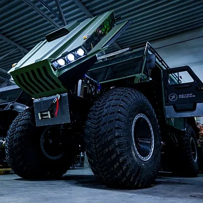 Этап Сборка и отделка снегоболотохода